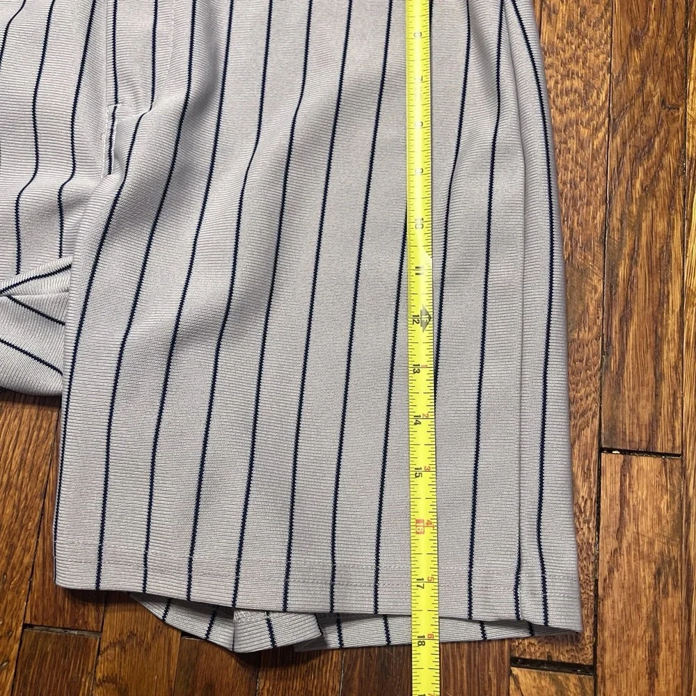 Teamwork Athletic Apparel Vintage Baseball Pants Gray Pinstripe Adult M 32-34